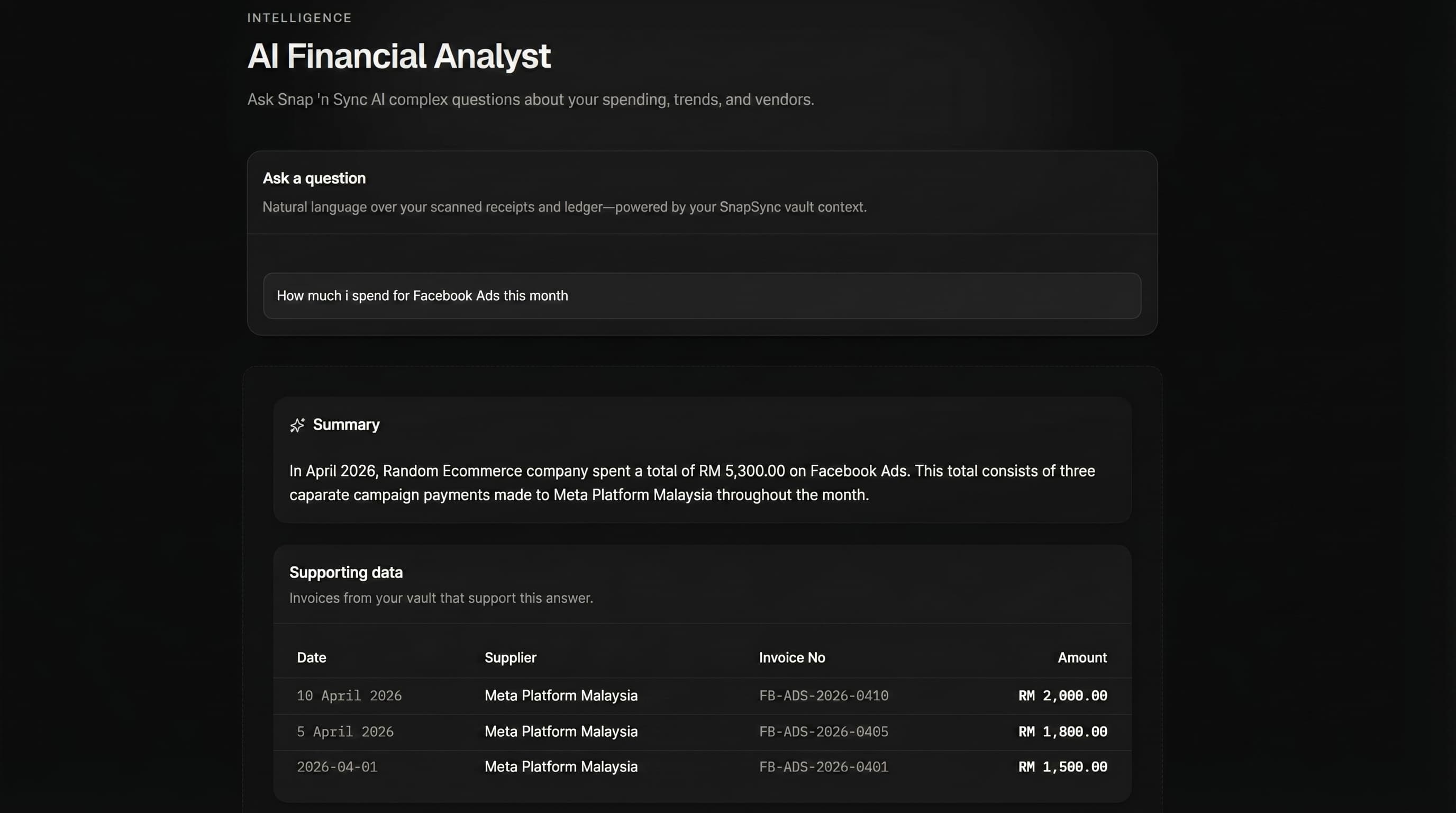 Your AI Financial Analyst